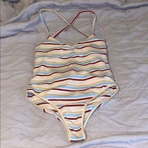 Stripped Colorful Bodysuit